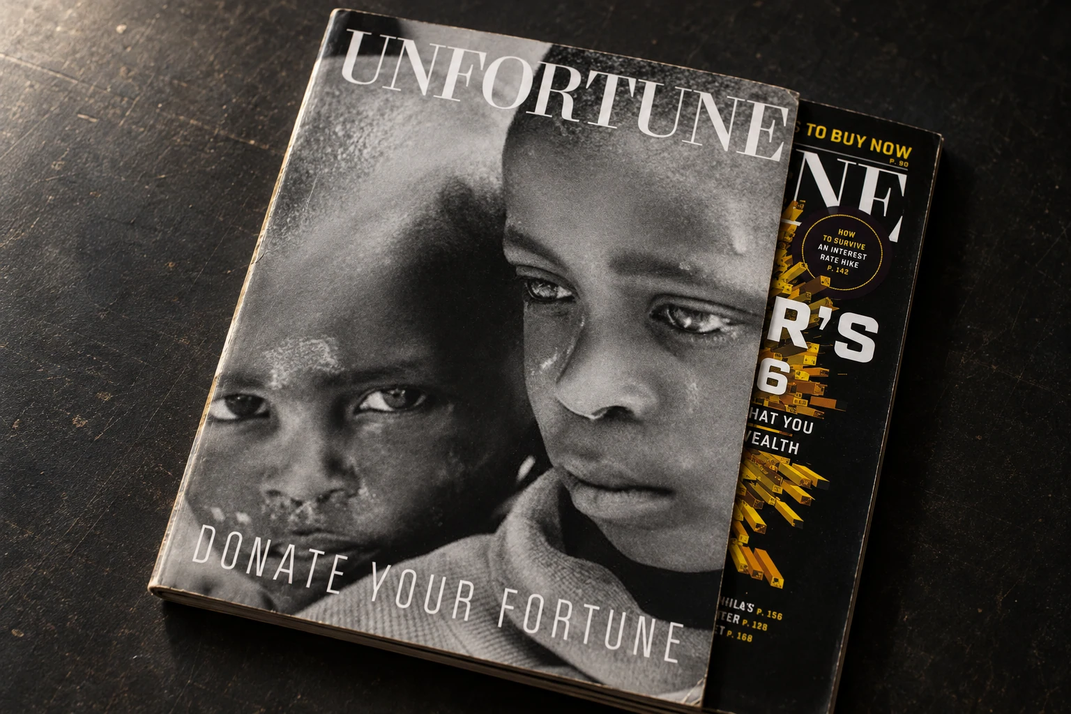 Unfortune: суперобложка меняет смысл делового журнала